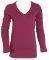  NIKE LS V NECK TEE SOLID  (S)