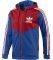 ZAKETA ADIDAS PERFORMANCE ADI HOODED FLOCK TRACK TOP ΜΠΛΕ/ΚΟΚΚΙΝΗ (L) ZAKETA ADIDAS PERFORMANCE ADI HOODED FLOCK TRACK TOP ΜΠΛΕ/ΚΟΚΚΙΝΗ (L)