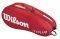 ΤΣΑΝΤΑ WILSON TOUR RED 6 PACK ΚΟΚΚΙΝΗ/ΛΕΥΚΗ ΤΣΑΝΤΑ WILSON TOUR RED 6 PACK ΚΟΚΚΙΝΗ/ΛΕΥΚΗ