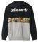  ADIDAS PERFORMANCE SERRATED GRAPHIC HOODIE / (M)