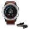  GARMIN FENIX 3 SAPPHIRE SILVER WITH LEA...