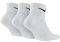  NIKE 3PPK COTTON CUSHION QUARTER  (38-42)