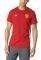  ADIDAS PERFORMANCE MANCHESTER UNITED FC 3-STRIPES TEE  (L)