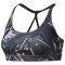  REEBOK WORKOUT TRIANGLE BACK ALLOVER PRINT BRA  (XS)