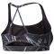  REEBOK WORKOUT TRIANGLE BACK ALLOVER PRINT BRA  (L)