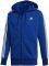  ADIDAS PERFORMANCE ESSENTIALS 3S FZ HOODED TRACK TOP  (M)