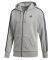  ADIDAS PERFORMANCE ESSENTIALS 3S FZ HOODED TRACK TOP  (M)