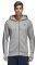  ADIDAS PERFORMANCE ESSENTIALS 3S FZ HOODED TRACK TOP  (L)