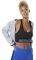  REEBOK WORKOUT READY MEET YOU THERE SEAMLESS PADDED BRA  (S)