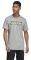  ADIDAS PERFORMANCE ESSENTIALS LINEAR BRUSH TEE  (L)