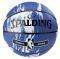  SPALDING NBA MARBLE SERIES BLUE WITH WH...