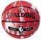  SPALDING NBA MARBLE SERIES RED WITH WHI...