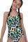  SPEEDO JUNGLESPEAK TIEBACK SWIMSUIT / (9-10 , 140 CM)