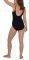  SPEEDO SCULPTURE LUNALUSTRE PRINTED SWIMSUIT  (42)