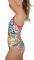  SPEEDO JUNGLEJAZZ DOUBLE CROSSBACK SWIMSUIT / (38)