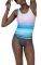  SPEEDO SUMMER SUNRISE U-BACK SWIMSUIT / (32)