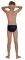  SPEEDO JUNIOR ESSENTIAL LOGO 6.5 CM BRIEF   (11-12 )