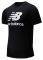  NEW BALANCE ESSENTIALS STACKED LOGO TEE  (S)