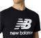  NEW BALANCE ESSENTIALS STACKED LOGO TEE  (S)