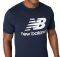  NEW BALANCE ESSENTIALS STACKED LOGO TEE   (L)