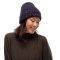  BUFF KNITTED & FLEECE BAND HAT KIM NIGHT BLUE  