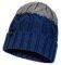  BUFF KNITTED & FLEECE BAND HAT GANBAT BLUE 