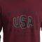  RUSSELL ATHLETIC USA L/S CREWNECK TEE  (M)