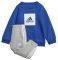  ADIDAS PERFORMANCE 3-STRIPES FLEECE JOGGER SET / (80 CM)