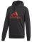  ADIDAS PERFORMANCE FLEECE HOODED SWEATSHIRT  (M)