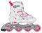  NIJDAM INLINE SKATES  WHITE WEDGE / (29-32)