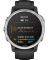  GARMIN FENIX 6S SOLAR SILVER WITH BLACK BAND