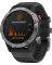  GARMIN FENIX 6 SOLAR SILVER WITH BLACK BAND