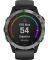  GARMIN FENIX 6 SOLAR SILVER WITH BLACK BAND