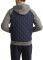  RUSSELL ATHLETIC QUILT-HOODED BOMBER JACKET   (XXL)