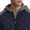  RUSSELL ATHLETIC QUILT-HOODED BOMBER JACKET   (XXL)