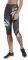  REEBOK MYT PRINTED CAPRI TIGHTS  (L)