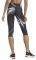  REEBOK MYT PRINTED CAPRI TIGHTS  (L)