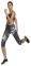  REEBOK MYT PRINTED CAPRI TIGHTS  (L)
