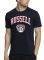  RUSSELL ATHLETIC BADGE S/S CREWNECK TEE   (S)