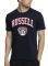 RUSSELL ATHLETIC BADGE S/S CREWNECK TEE   (XXL)