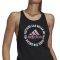  ADIDAS PERFORMANCE POWER SLOGAN TANK TOP  (M)