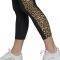  ADIDAS PERFORMANCE DESIGNED TO MOVE LEOPARD PRINT 7/8 TIGHTS / (L)