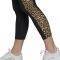  ADIDAS PERFORMANCE DESIGNED TO MOVE LEOPARD PRINT 7/8 TIGHTS / (XL)
