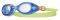  TYR AQUA BLAZE KIDS GOGGLES CLEAR ...