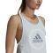  ADIDAS PERFORMANCE POWER SLOGAN GRAPHIC TANK TOP  (S)