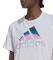  ADIDAS PERFORMANCE FARM RIO TIE-DYE-INSPIRED GRAPHIC CROPPED TEE  (L)