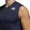   ADIDAS PERFORMANCE TECHFIT SLEEVELESS FITTED TEE   (S)