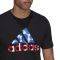  ADIDAS PERFORMANCE HAZY DREAMS LOGO GRAPHIC TEE  (L)