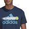  ADIDAS PERFORMANCE TENNIS GRAPHIC LOGO TEE   (S)