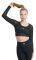 ΜΠΛΟΥΖΑ BODYTALK KEEP IT BLACK CROP TOP ΜΑΥΡΗ (S) ΜΠΛΟΥΖΑ BODYTALK KEEP IT BLACK CROP TOP ΜΑΥΡΗ (S)